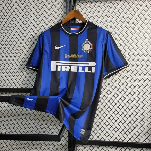 Inter Milan Retro Home Shirt Champions League Final Milito 22| Footballshirt.online - Footballshirt.online