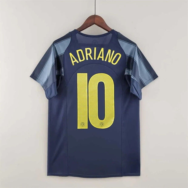 Inter Milan Vintage Away Shirt 2004 - 2005 Adriano 10| Footballshirt.online - Footballshirt.online