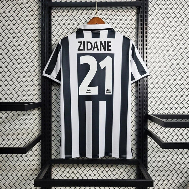 Juventus 1995 - 1997 Zidane 21 Home Retro Shirt | Footballshirt.online - Footballshirt.online