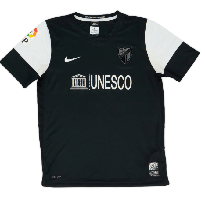 Malaga CF 2012/13 (Away) w/ La Liga badge - Footballshirt.online