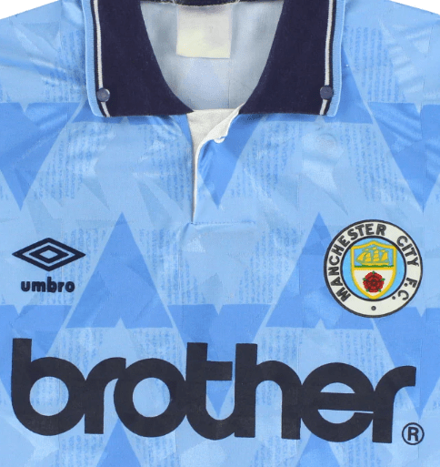 Manchester City 1989/91 (Home)| Footballshirt.online - Footballshirt.online