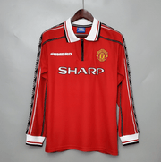 MANCHESTER UNITED 1998 - 1999 HOME JERSEY LONG - SLEEVED| Footballshirt.online - Footballshirt.online