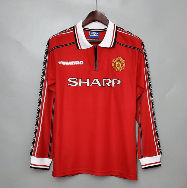 MANCHESTER UNITED 1998 - 1999 HOME JERSEY LONG - SLEEVED| Footballshirt.online - Footballshirt.online