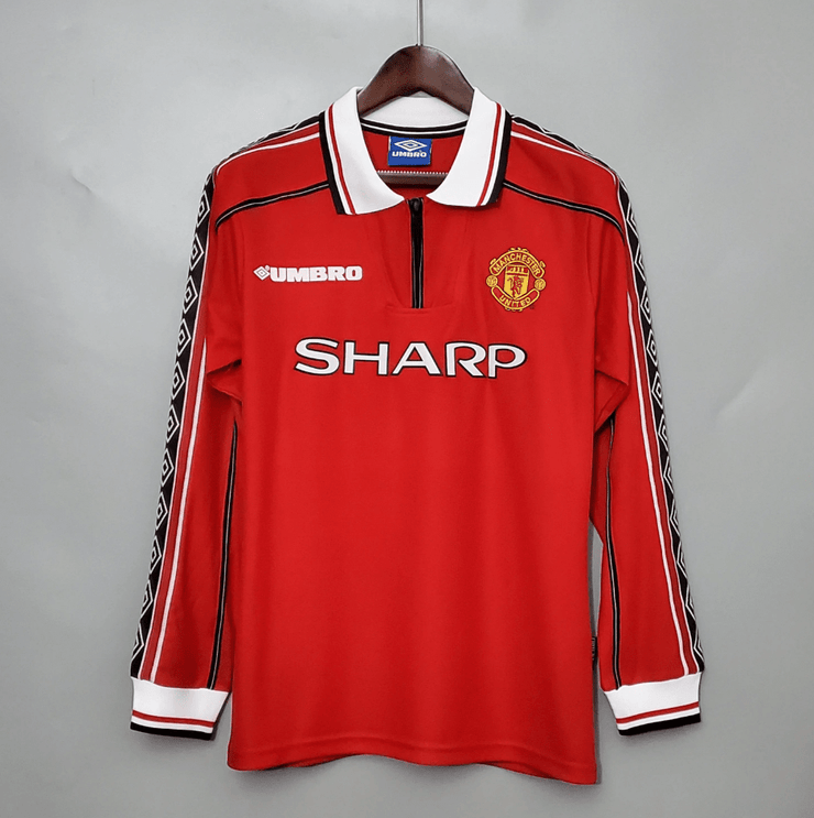 MANCHESTER UNITED 1998 - 1999 HOME JERSEY LONG - SLEEVED| Footballshirt.online - Footballshirt.online