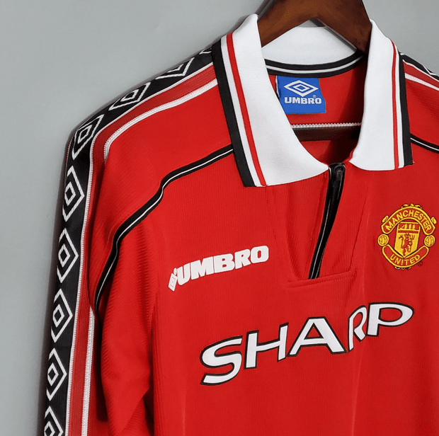 MANCHESTER UNITED 1998 - 1999 HOME JERSEY LONG - SLEEVED| Footballshirt.online - Footballshirt.online