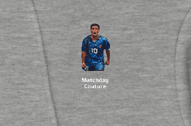 "Maradona 1994" Hoodie - Grey - Footballshirt.online