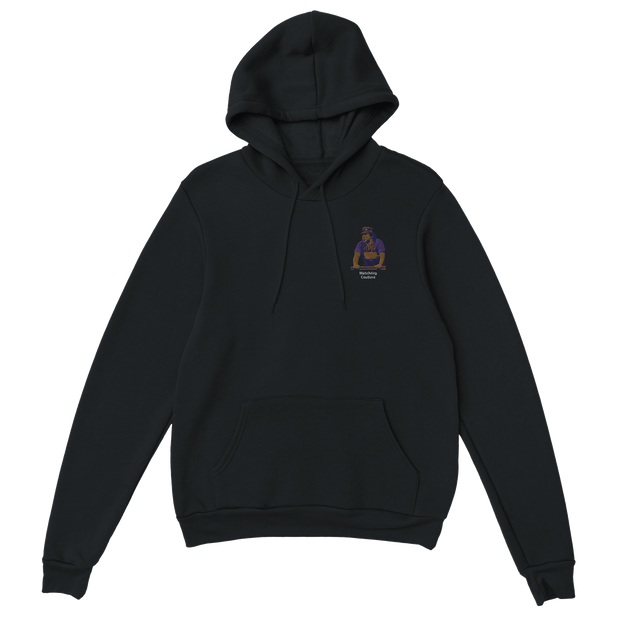 "Maradona Smoke" Embroidered Hoodie - Black - Footballshirt.online