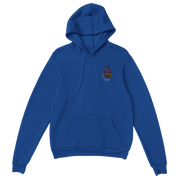 "Maradona Smoke" Embroidered Hoodie - Blue - Footballshirt.online