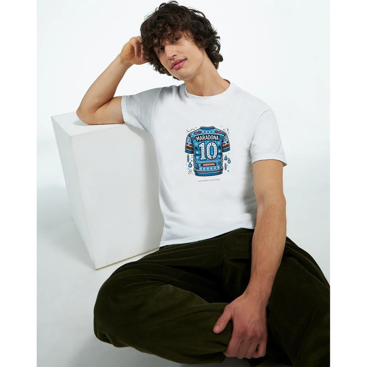 "Maradona Xmas" Tee - Exclusive 2024 Holiday - Footballshirt.online
