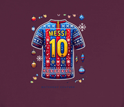 "Messi Xmas" Sweatshirt - Exclusive 2024 Holiday - Footballshirt.online