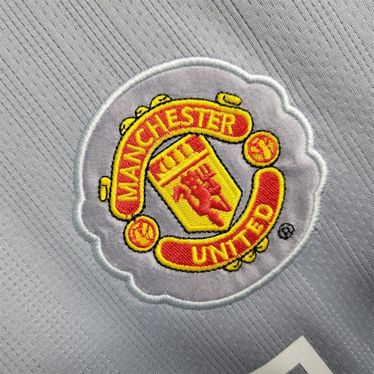 MNU gray goalkeeper Retro HOme shirts - Footballshirt.online