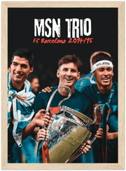 MSN Trio Poster - Ready to Hang "A4" - Footballshirt.online