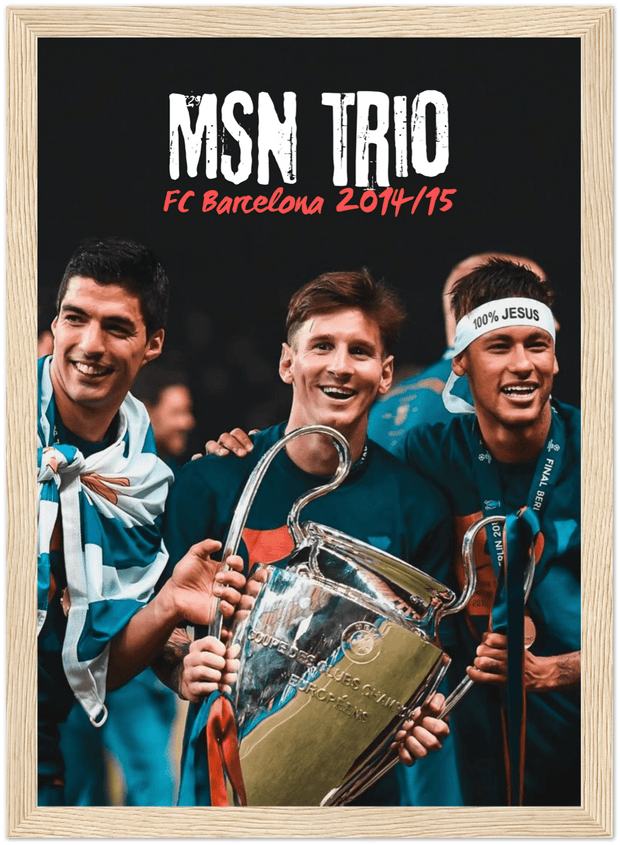 MSN Trio Poster - Ready to Hang "A4" - Footballshirt.online