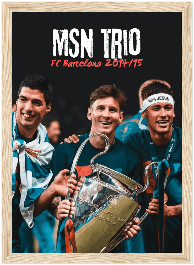 MSN Trio Poster - Ready to Hang "A4" - Footballshirt.online