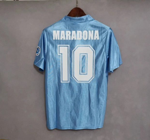 Naples 1990 - 1991 Maradona 10 Home Retro Shirt - Footballshirt.online