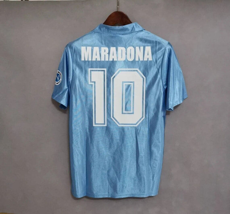 Naples 1990 - 1991 Maradona 10 Home Retro Shirt - Footballshirt.online