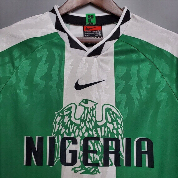 Nigeria 1996 Okocha 10 Home Retro Vintage Football Shirts - Footballshirt.online