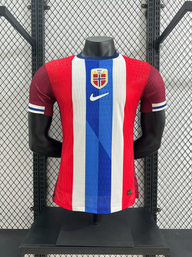 NORWAY 2024 HOME JERSEY PLAYER EDITION| Footballshirt.online - Footballshirt.online