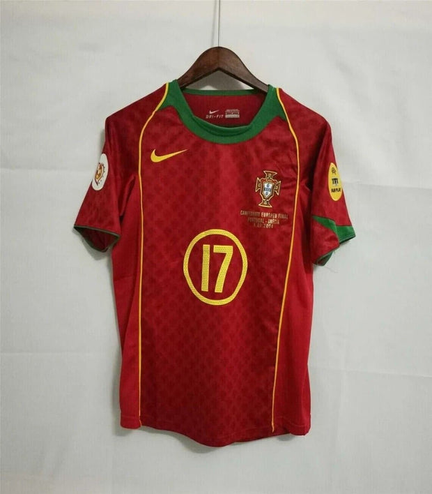 Portugal 2004 Final Cristiano Ronaldo 17 | Footballshirt.online - Footballshirt.online