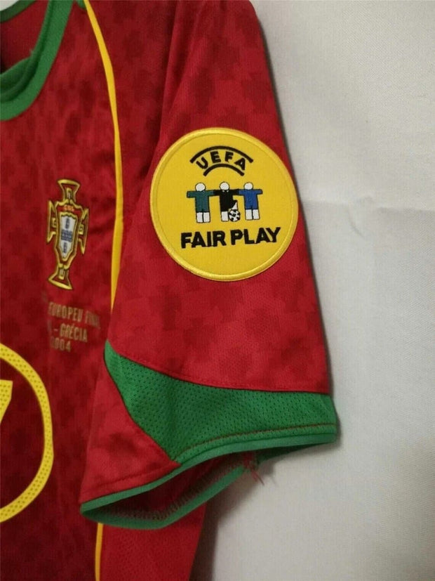Portugal 2004 Final Cristiano Ronaldo 17 | Footballshirt.online - Footballshirt.online