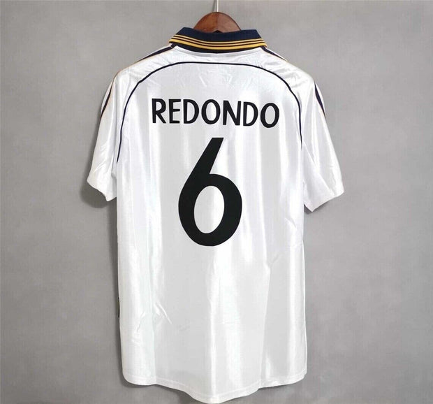 Real Madrid 1999 - 2000 Redondo 6 Home Retro Shirt| Footballshirt.online - Footballshirt.online