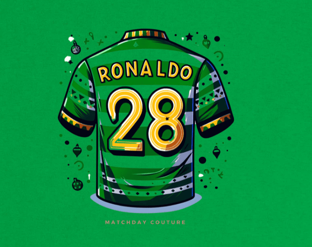 "Ronaldo Xmas" Tee - Exclusive 2024 Holiday - Footballshirt.online