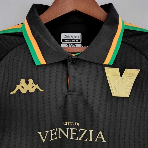 Venezia Home Black 2021 - 2022 Long Sleeve Shirt - Footballshirt.online